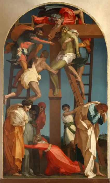 Framed Print : The Descent from the Cross, 1521 Framed Print : The Descent from the Cross, 1521