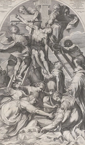 The Descent from the Cross, 1606. Creator: Francesco Villamena