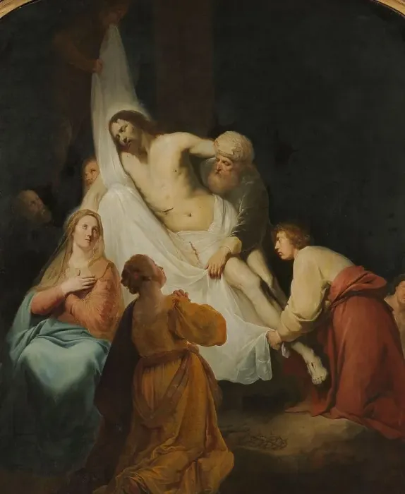 Framed Print : The Descent from the Cross, 1633. Creator: Pieter de Grebber Framed Print : The Descent from the Cross, 1633. Creator: Pieter de Grebber