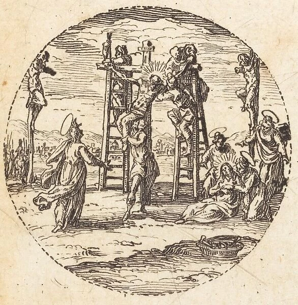 Descent from the Cross, c. 1631. Creator: Jacques Callot