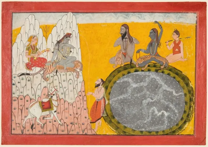 Framed Print : Descent of the Ganges, c. 1700-10. Creator: Unknown Framed Print : Descent of the Ganges, c. 1700-10. Creator: Unknown