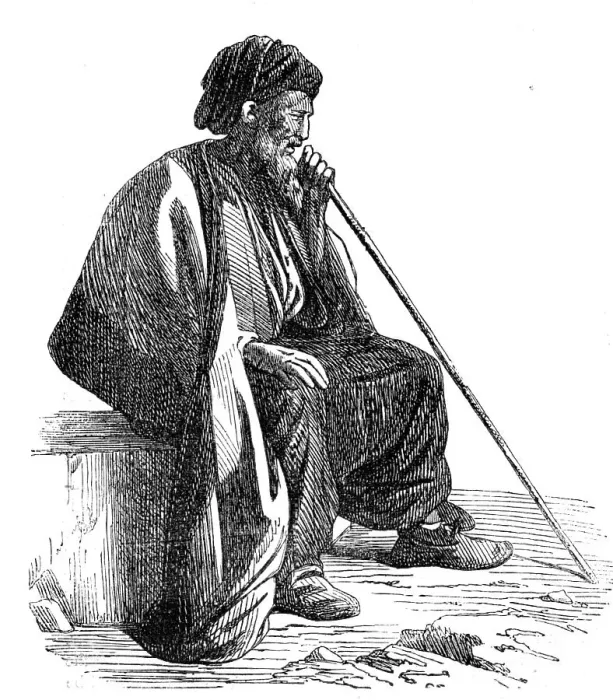 Framed Print : The Desert Route - Christian of Nazareth, 1857. Creator: Unknown Framed Print : The Desert Route - Christian of Nazareth, 1857. Creator: Unknown