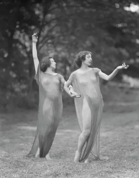 Framed Print : Desha and Leah, 1921 July 30. Creator: Arnold Genthe Framed Print : Desha and Leah, 1921 July 30. Creator: Arnold Genthe