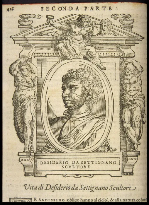 Framed Print : Desiderio da Settignano, ca 1568 Framed Print : Desiderio da Settignano, ca 1568