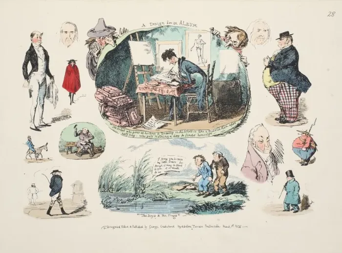 Framed Print : A Design for an Album, 1835 Framed Print : A Design for an Album, 1835