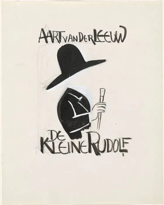 Framed Print : Design for a book cover for: Aart van der Leeuw, De kleine Rudolf, 1930, 1928-1930. Creator: Leo Gestel Framed Print : Design for a book cover for: Aart van der Leeuw, De kleine Rudolf, 1930, 1928-1930. Creator: Leo Gestel
