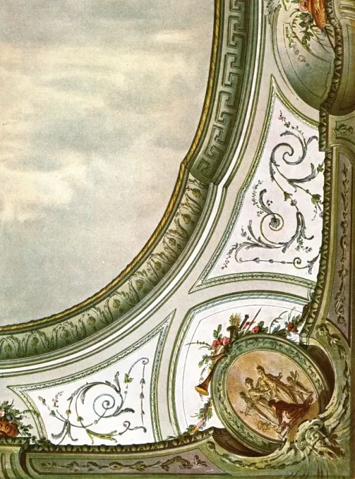 Framed Print : Design for ceiling decoration, Italy, (1928). Creator: Unknown Framed Print : Design for ceiling decoration, Italy, (1928). Creator: Unknown