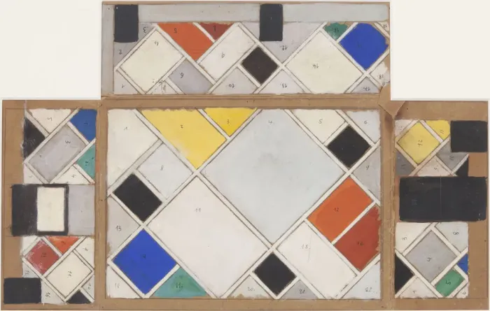 Framed Print : Design for ceiling and walls of Cafe Aubette in Strasbourg, 1926-1927 Framed Print : Design for ceiling and walls of Cafe Aubette in Strasbourg, 1926-1927
