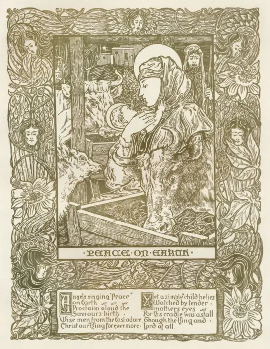 Framed Print : Design for A Christmas Carol, c1898. Artist: James Allan Duncan Framed Print : Design for A Christmas Carol, c1898. Artist: James Allan Duncan
