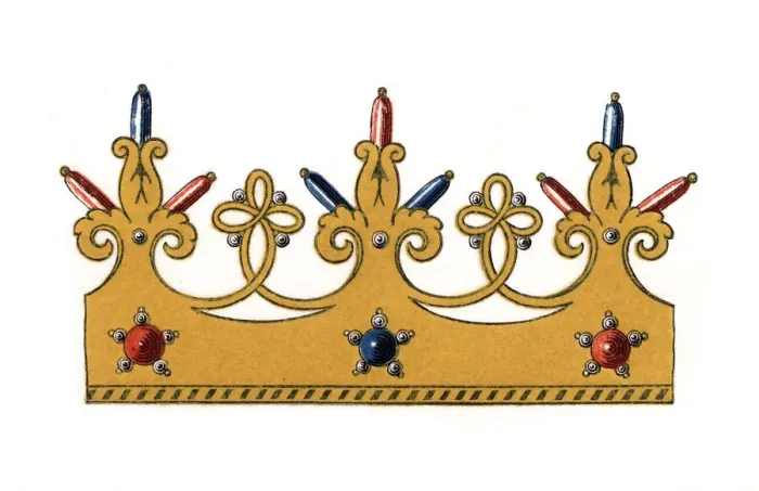 Framed Print : Design for a coronet, (1843). Artist: Henry Shaw Framed Print : Design for a coronet, (1843). Artist: Henry Shaw