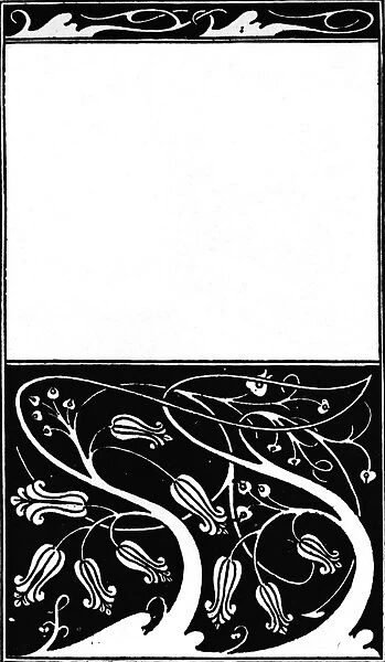 Design for Cover of The Mountain Lovers, c. 1895, (1914). Artists: Aubrey Beardsley, William Sharp