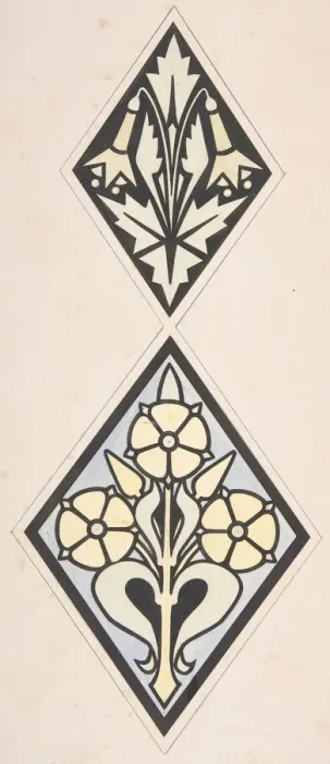 Framed Print : Design drawing, ca. 1883, based on earlier design. Creator: Christopher Dresser Framed Print : Design drawing, ca. 1883, based on earlier design. Creator: Christopher Dresser