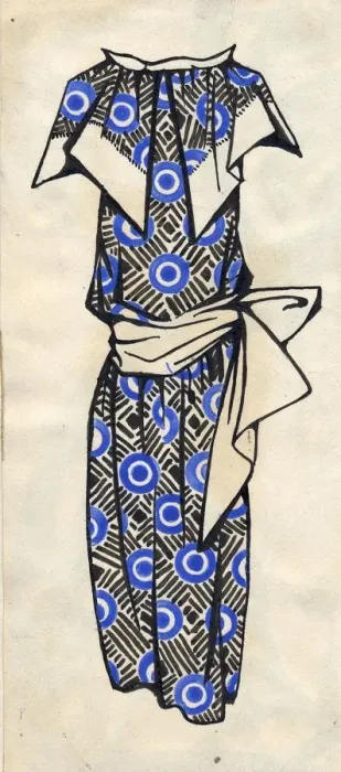 Framed Print : Design for a dress, 1924. Creator: Popova, Lyubov Sergeyevna (1889-1924) Framed Print : Design for a dress, 1924. Creator: Popova, Lyubov Sergeyevna (1889-1924)