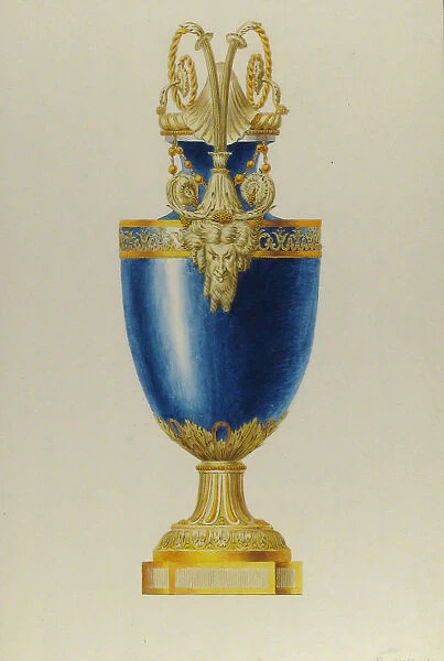 Design for a Gilt Bronze Urn, ca. 1770-90. Creator: George Heinrich von Kirn