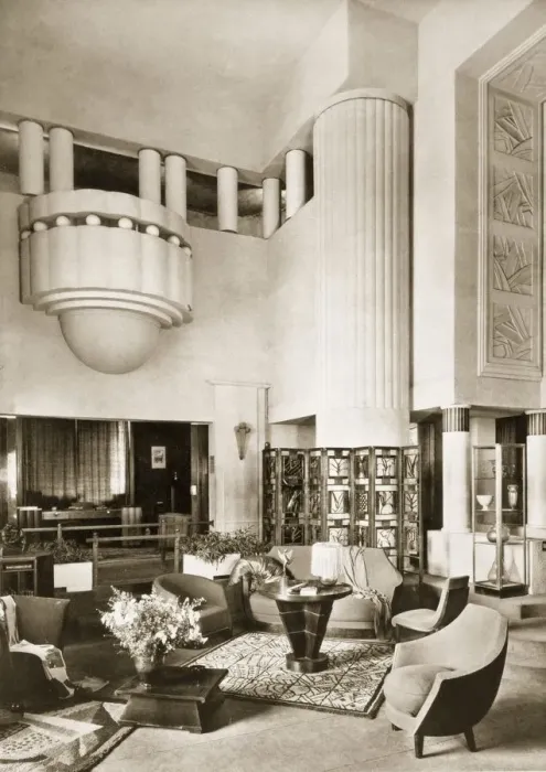 Framed Print : Design for the Hall of Pavilion Primavera at the Exposition Internationale in Paris in 1925, pub Framed Print : Design for the Hall of Pavilion Primavera at the Exposition Internationale in Paris in 1925, pub