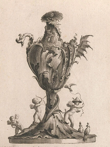 Design for a large Vase or Ewer representing Air, Plate 2 from: Neu inve