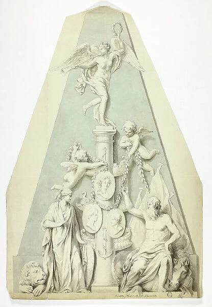 Design for a Monument to Sailors, n.d. Creator: John Bacon II