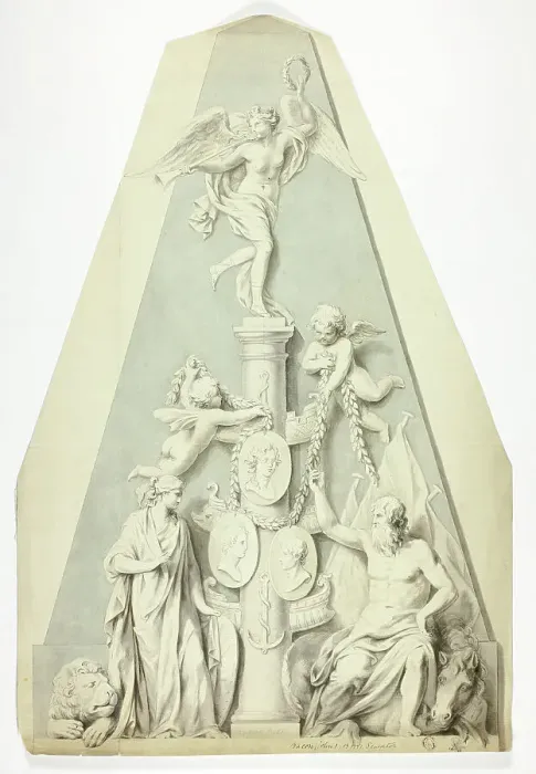Framed Print : Design for a Monument to Sailors, n.d. Creator: John Bacon II Framed Print : Design for a Monument to Sailors, n.d. Creator: John Bacon II