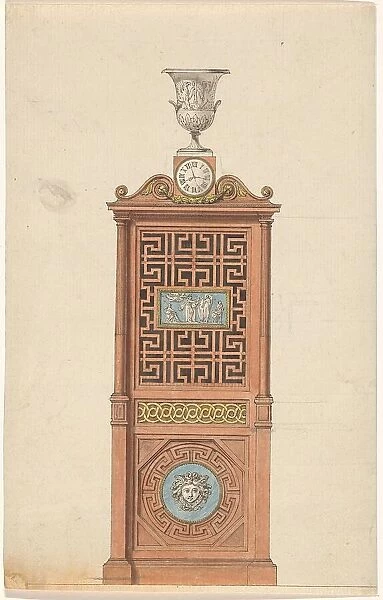 Design for an organ pendula, c.1785-c.1790. Creator: Anon
