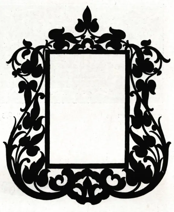 Framed Print : A design for a picture frame titled Aesthetic, 1898