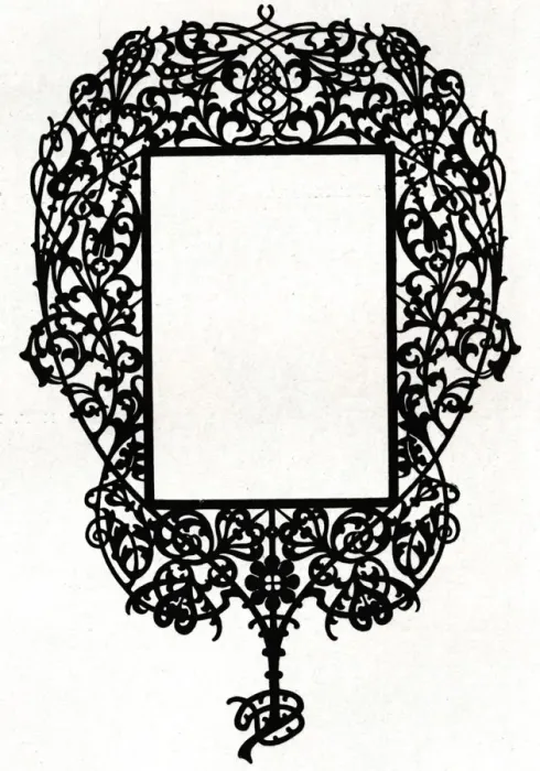 Framed Print : A design for a picture frame titled Armiger, 1898 Framed Print : A design for a picture frame titled Armiger, 1898