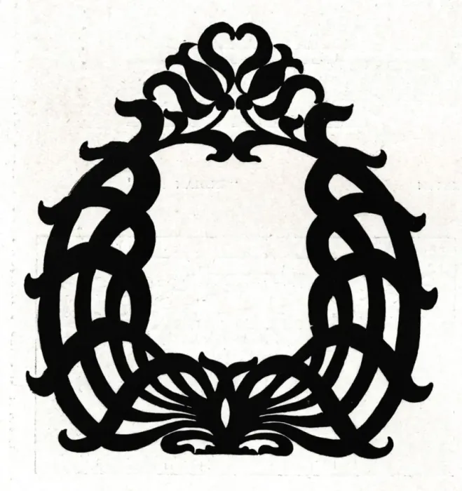 Framed Print : A design for a picture frame titled Sixpence, 1898 Framed Print : A design for a picture frame titled Sixpence, 1898