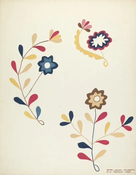 Framed Print : Design from Proposed Portfolio, 1935 / 1942. Creator: Majel G. Claflin Framed Print : Design from Proposed Portfolio, 1935 / 1942. Creator: Majel G. Claflin