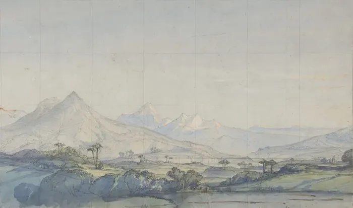 Framed Print : Design for a Stage Set at the Opera, Paris, 1828-90. Creator: Eugene Ciceri Framed Print : Design for a Stage Set at the Opera, Paris, 1828-90. Creator: Eugene Ciceri