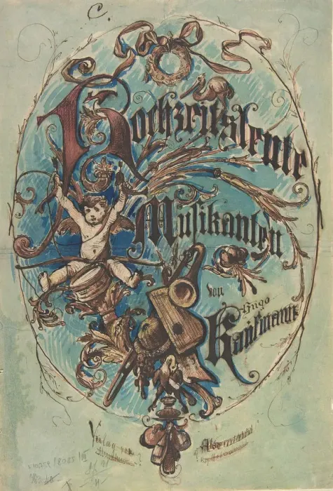 Framed Print : Design for a Title Page Sheet Music, 19th century. Creator: Anon Framed Print : Design for a Title Page Sheet Music, 19th century. Creator: Anon