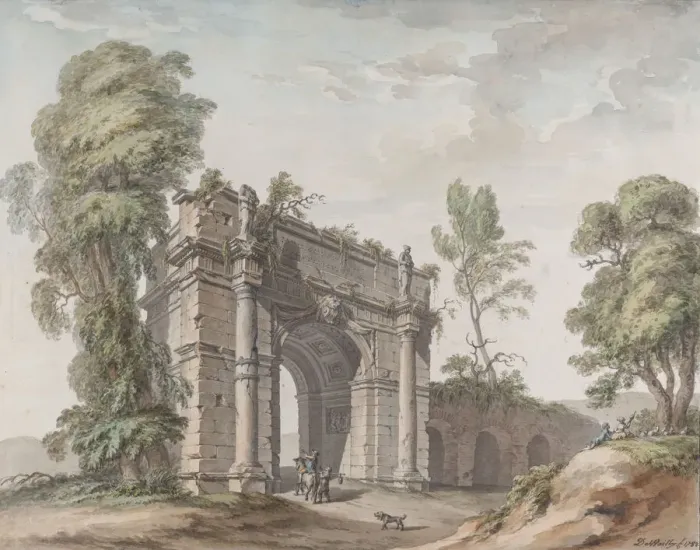 Framed Print : Design for a Triumphal Arch for the Gardens at Chateau d Enghien, Belgium, 1782 Framed Print : Design for a Triumphal Arch for the Gardens at Chateau d Enghien, Belgium, 1782