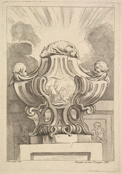 Design for an Urn, 1725-72. Creator: Gabriel Huquier