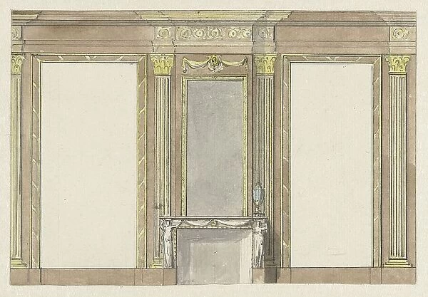 Design for wall painting, c.1752-c.1819. Creator: Juriaan Andriessen