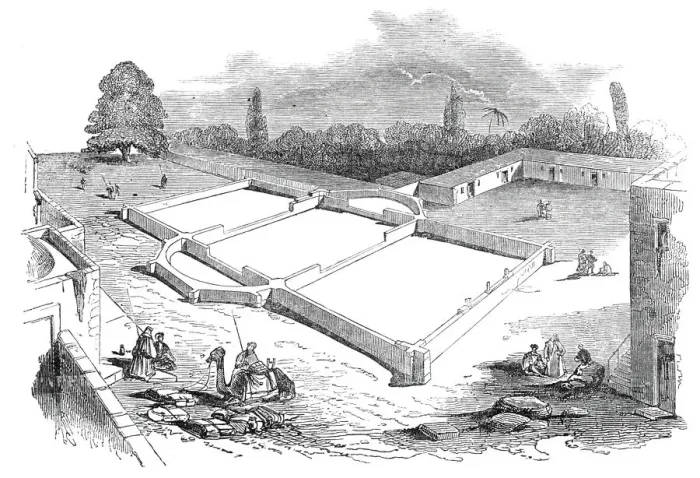 Framed Print : Designed Protestant church on Mount Zion - present state of the building, 1845 Framed Print : Designed Protestant church on Mount Zion - present state of the building, 1845