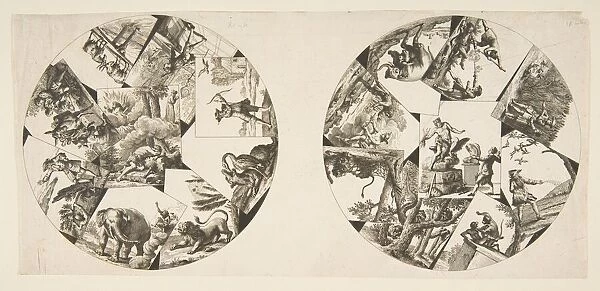Designs for Plates Taken from Oudry's Illustrations to La Fontaine's Fables, after 1755