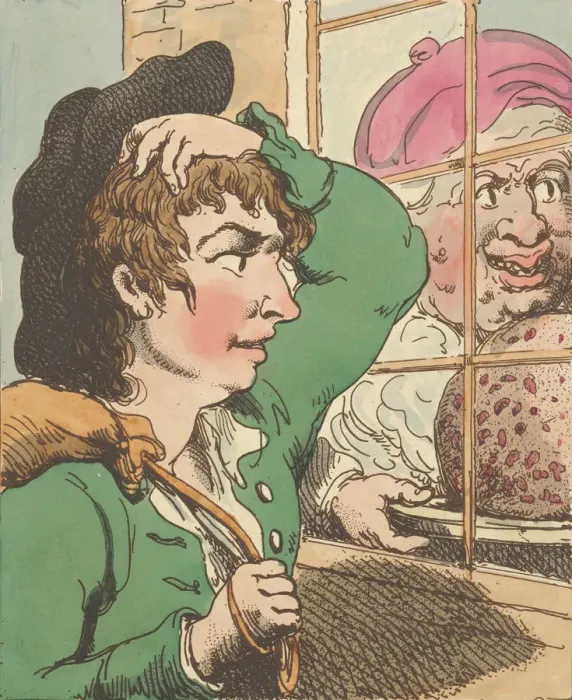 Framed Print : Desire, 1800. 1800. Creator: Thomas Rowlandson Framed Print : Desire, 1800. 1800. Creator: Thomas Rowlandson