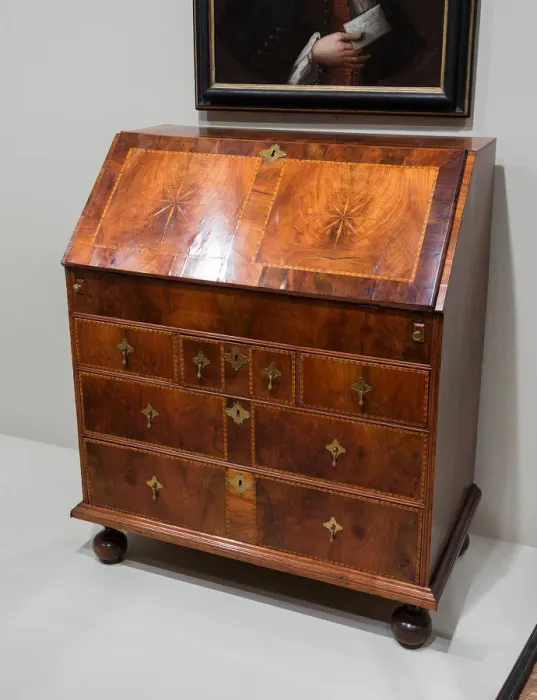 Framed Print : Desk, 1700 / 35. Creator: Unknown Framed Print : Desk, 1700 / 35. Creator: Unknown