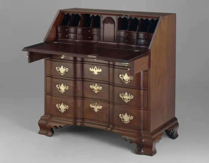 Framed Print : Desk, 1775 / 90. Creator: Attributed to Felix Huntington Framed Print : Desk, 1775 / 90. Creator: Attributed to Felix Huntington