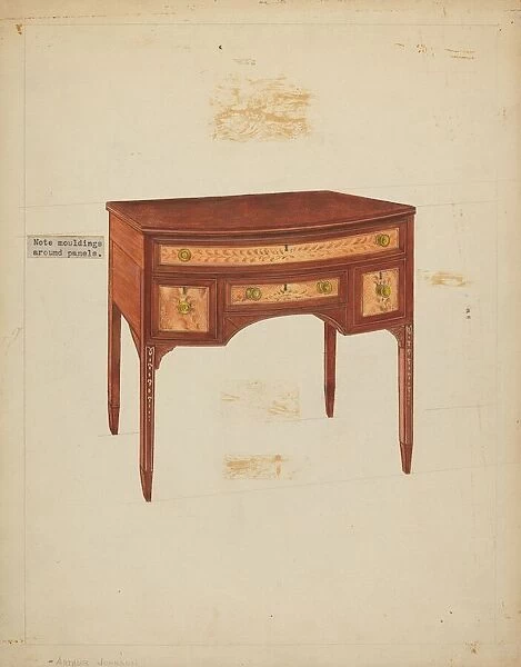 Desk, 1935  /  1942. Creator: Arthur Johnson