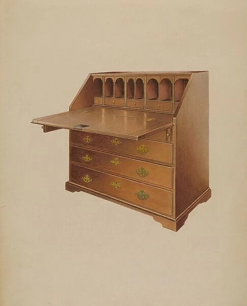 Desk, 1937. Creator: Albert Ryder