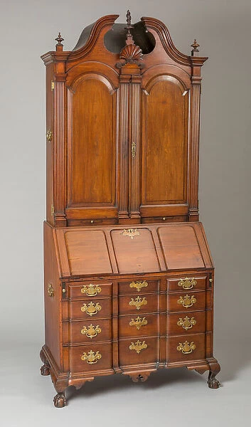 Desk and Bookcase, 1760  /  70. Creator: Unknown
