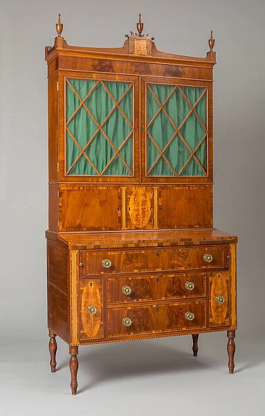 Desk and Bookcase, 1800  /  15. Creator: Unknown