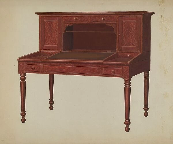 Desk, c. 1937. Creator: Frank Wenger