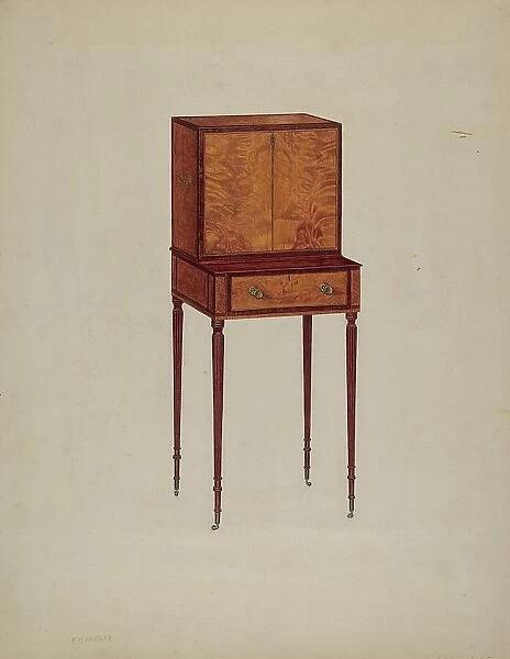 Desk, c. 1938. Creator: Francis Borelli