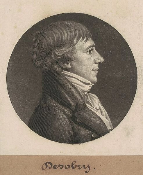 Desobry, 1803. Creator: Charles Balthazar Julien Fevret de Saint-Memin