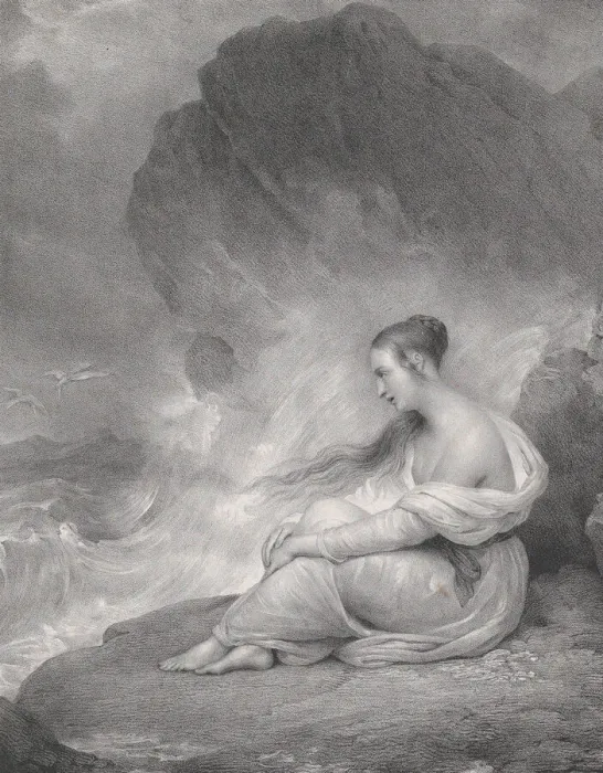 Framed Print : Despair, 1830-58. Creator: Zephirin Felix Jean Marius Belliard Framed Print : Despair, 1830-58. Creator: Zephirin Felix Jean Marius Belliard