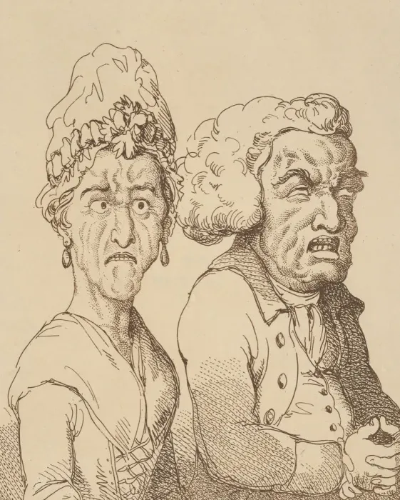 Framed Print : Despair, February 21, 1800. February 21, 1800. Creator: Thomas Rowlandson Framed Print : Despair, February 21, 1800. February 21, 1800. Creator: Thomas Rowlandson