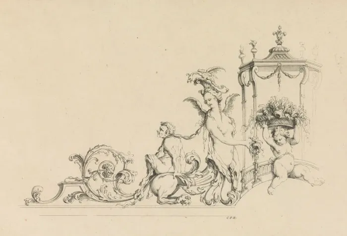 Framed Print : Desseins Arabesques a Plusieurs Usages Inventes par J. B. Toro, 1716. 1716 Framed Print : Desseins Arabesques a Plusieurs Usages Inventes par J. B. Toro, 1716. 1716