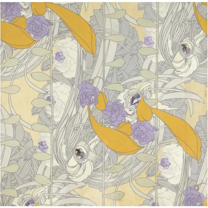 Framed Print : Dessin de fleurs, 1890s Framed Print : Dessin de fleurs, 1890s