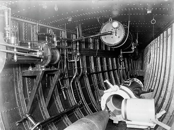 Destroyer, torpedo tube, between 1882 and 1901. Creator: Unknown