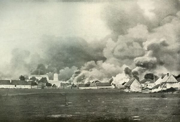 The Destruction of a Polish Village, (1919). Creator: Unknown